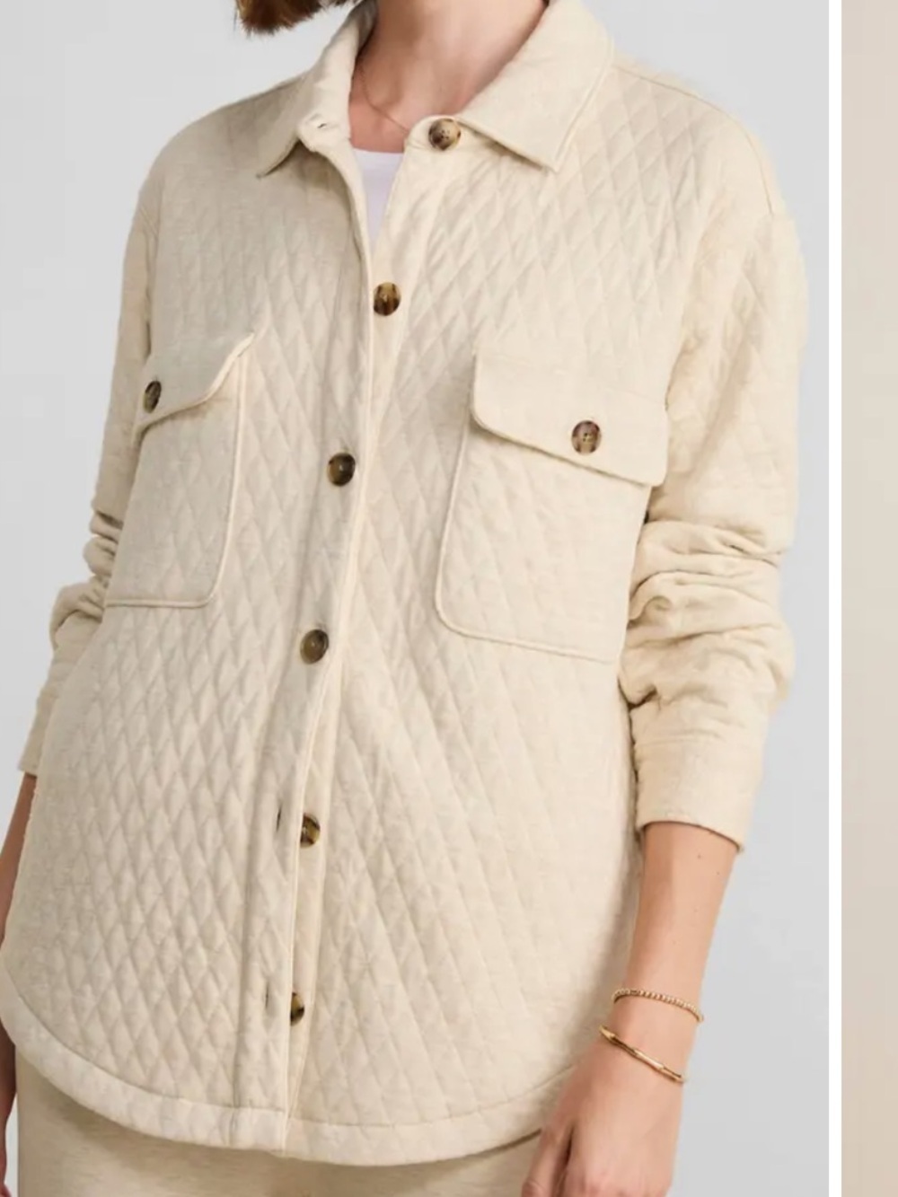 Like new Vineyard vines Dreamcloth® Quilted Shirt Jacket XL
